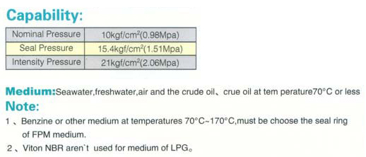 船用中心型凸耳式手柄蝶閥 JIS F7480(圖2) 船用中心型凸耳式手柄蝶閥