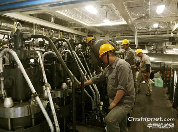 滬東中華造船13000噸6號船實現(xiàn)主機動車