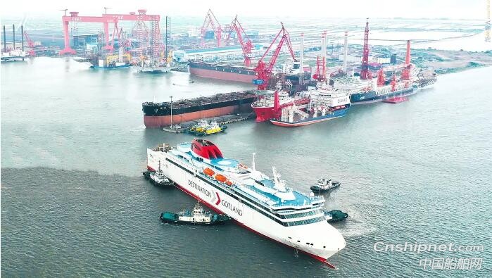 全球最先進的雙燃料高速豪華客滾船試航