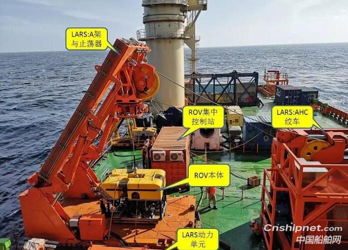 振華重工水下機器人系統(tǒng)圓滿完成施工作業(yè)