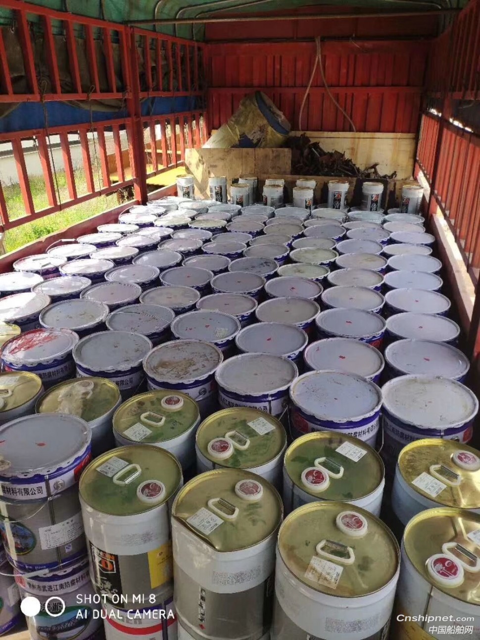 河北強瑞化工成功收購航宇船業庫存油漆一批